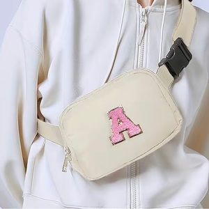 Fanny packs with personalized initial
